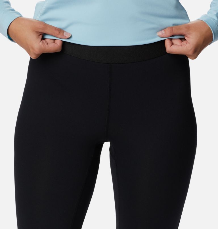 Women's Midweight Baselayer Tights, Color: Black, image 4