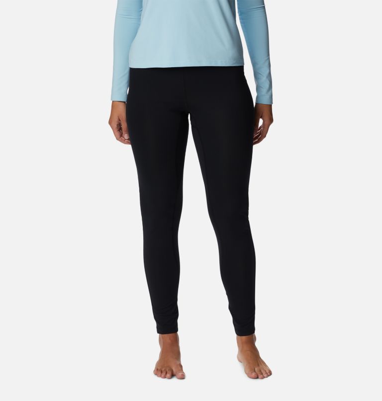 Women's Midweight Baselayer Tights, Color: Black, image 1