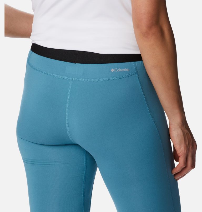 Women's Midweight Baselayer Tights, Color: Canyon Blue, image 5