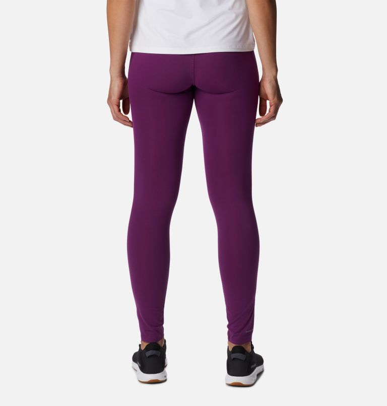 Thumbnail: Women's Midweight Baselayer Tights, Color: Plum, image 2