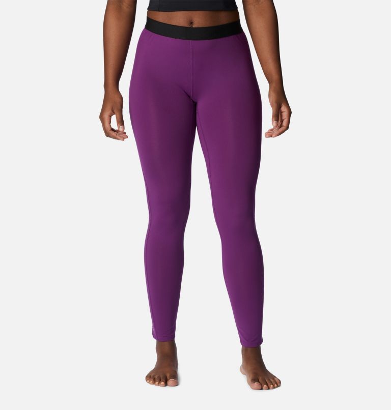 Thumbnail: Women's Midweight Baselayer Tights, Color: Plum, image 1
