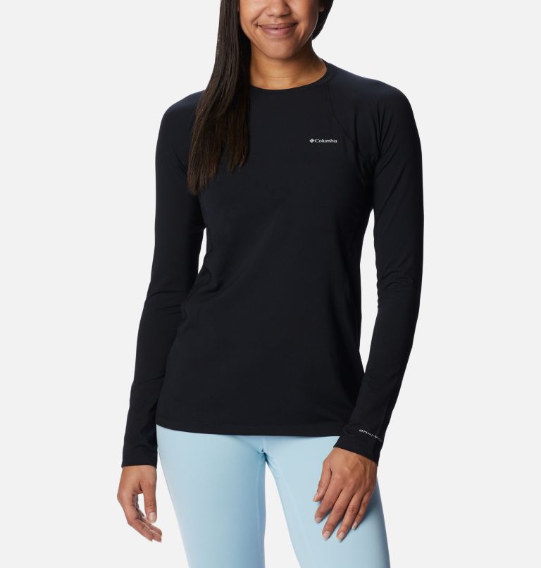 Thumbnail: Women's Midweight Baselayer Crew, Color: Black, image 1