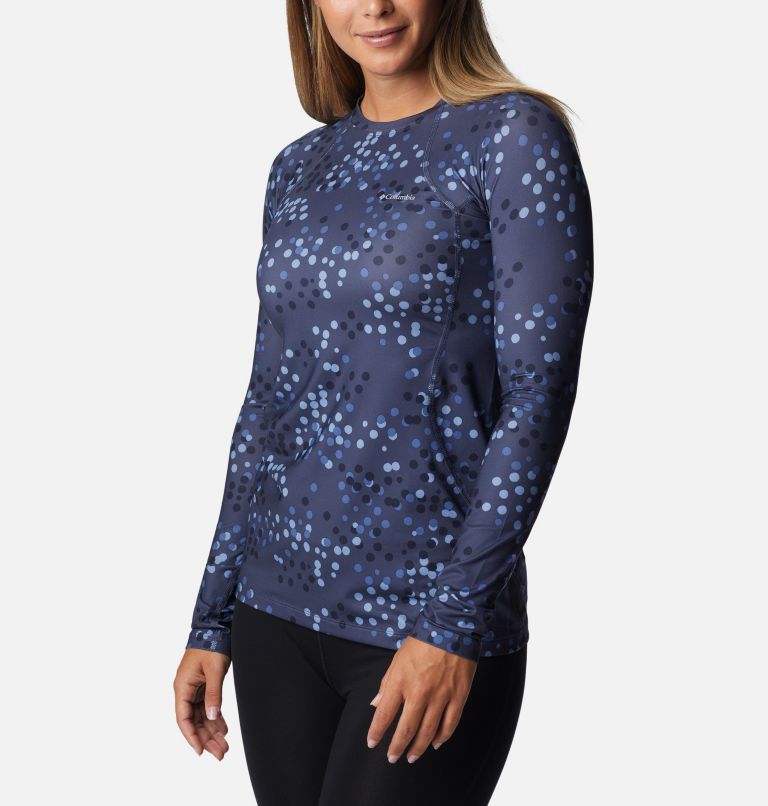 Midweight Long Sleeve Top | 467 | XS, Color: Nocturnal Polka Dot Print, image 5