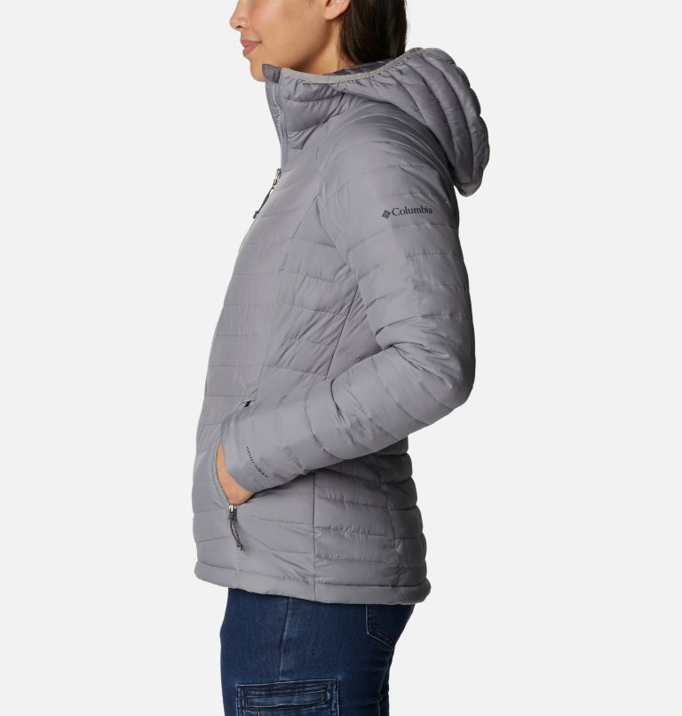 Women's Hoppers Crossing Hooded Jacket, Color: Monument, image 3