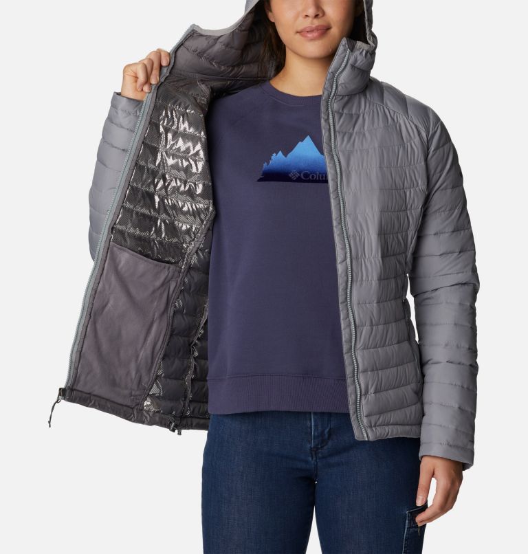 Women's Hoppers Crossing Hooded Jacket, Color: Monument, image 5