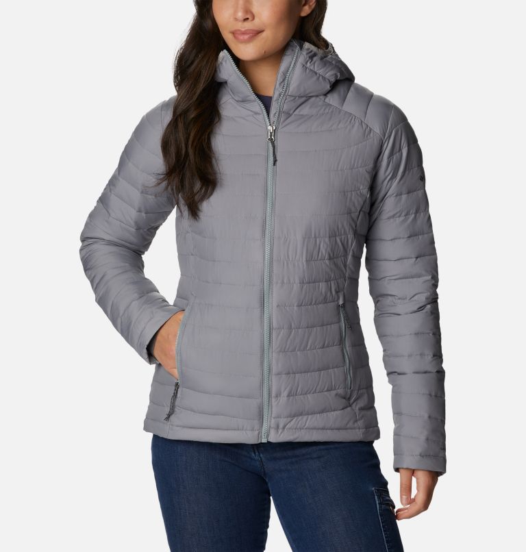 Women's Hoppers Crossing Hooded Jacket, Color: Monument, image 1