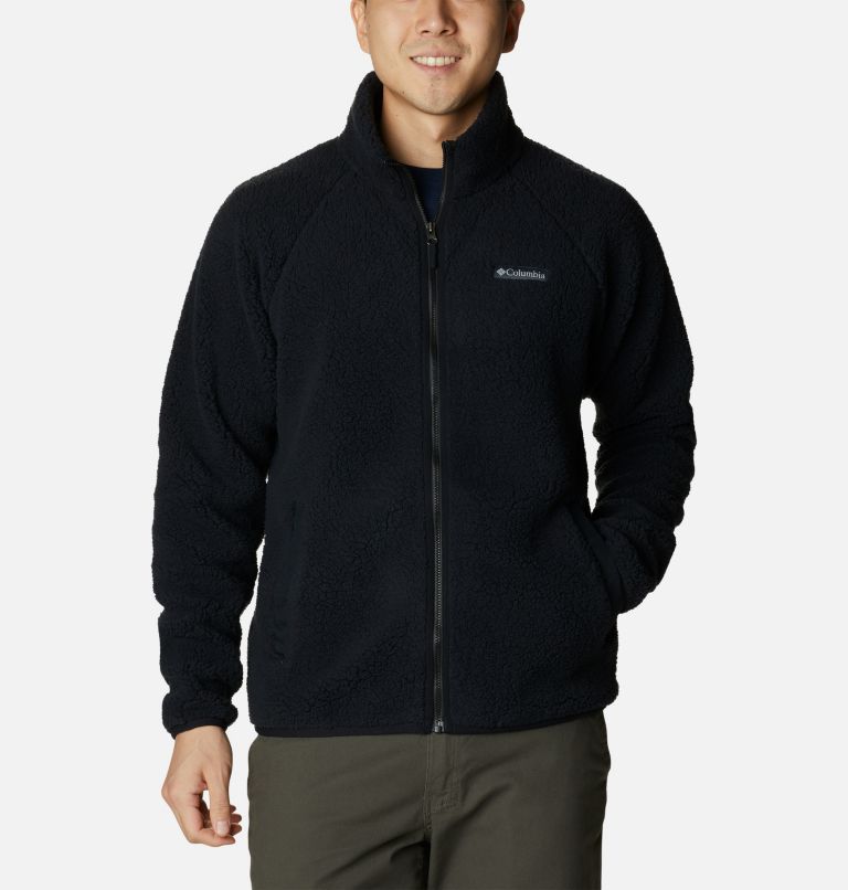 Men's Winter Warmth Heavyweight Fleece Jacket, Color: Black, image 1