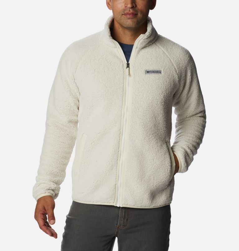Thumbnail: Men's Winter Warmth Heavyweight Fleece Jacket, Color: Chalk, image 1