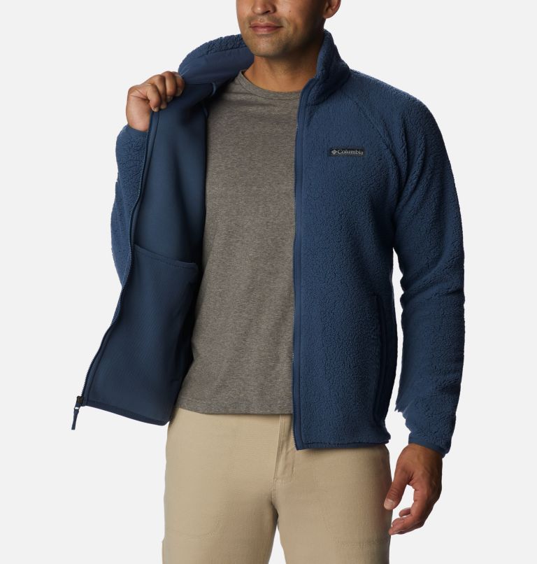 Thumbnail: Men's Winter Warmth Heavyweight Fleece Jacket, Color: Dark Mountain, image 5