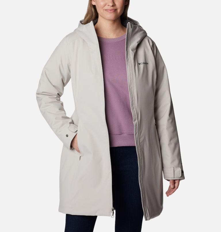 Women's Looking Glass Pass Mid Jacket, Color: Light Cloud, image 6