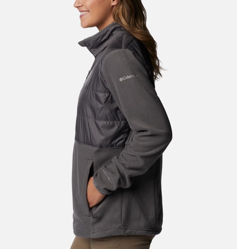 Thumbnail: Women's Tamarancho Fleece Full Zip Jacket, Color: City Grey, image 3