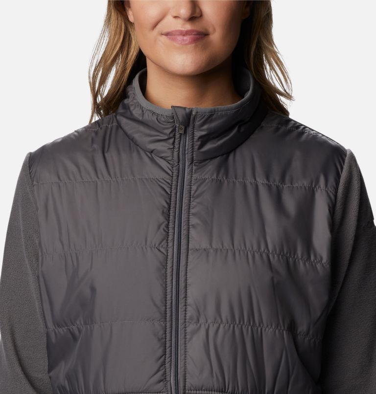 Thumbnail: Women's Tamarancho Fleece Full Zip Jacket, Color: City Grey, image 4