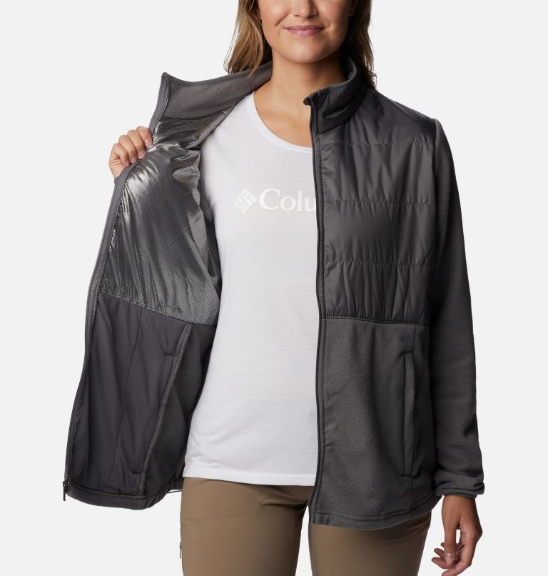 Women's Tamarancho Fleece Full Zip Jacket, Color: City Grey, image 5