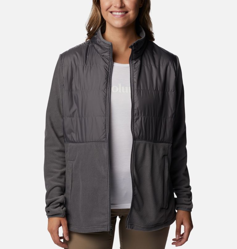 Thumbnail: Women's Tamarancho Fleece Full Zip Jacket, Color: City Grey, image 7