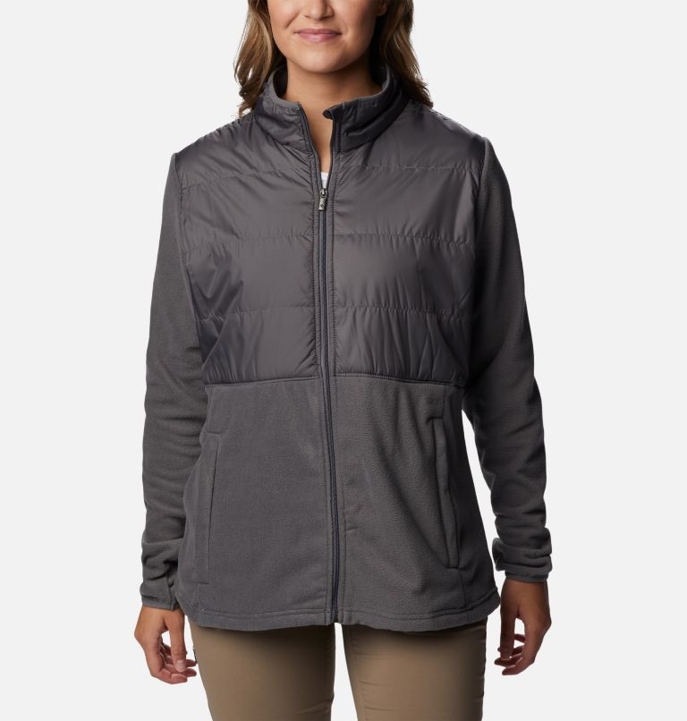 Thumbnail: Women's Tamarancho Fleece Full Zip Jacket, Color: City Grey, image 1