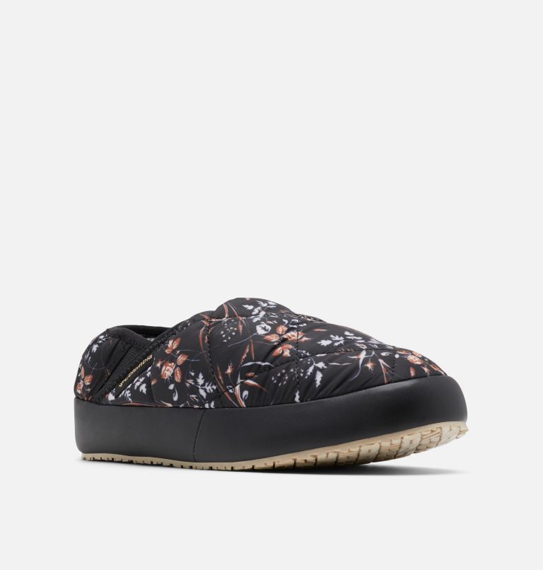 Women's Autumn Lazy Bend Moc Slippers, Color: Black, Warm Gold, image 2