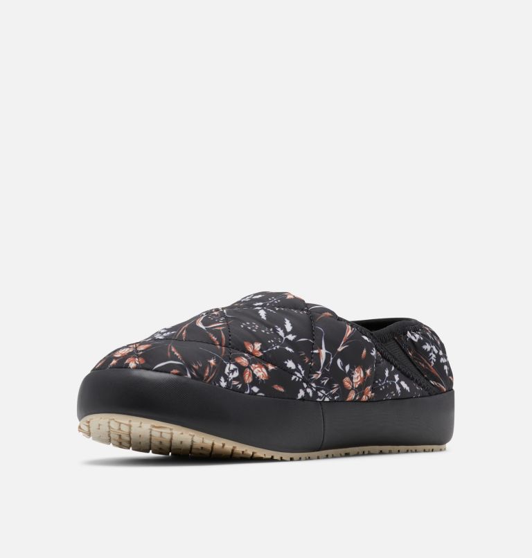 Women's Autumn Lazy Bend Moc Slippers, Color: Black, Warm Gold, image 6