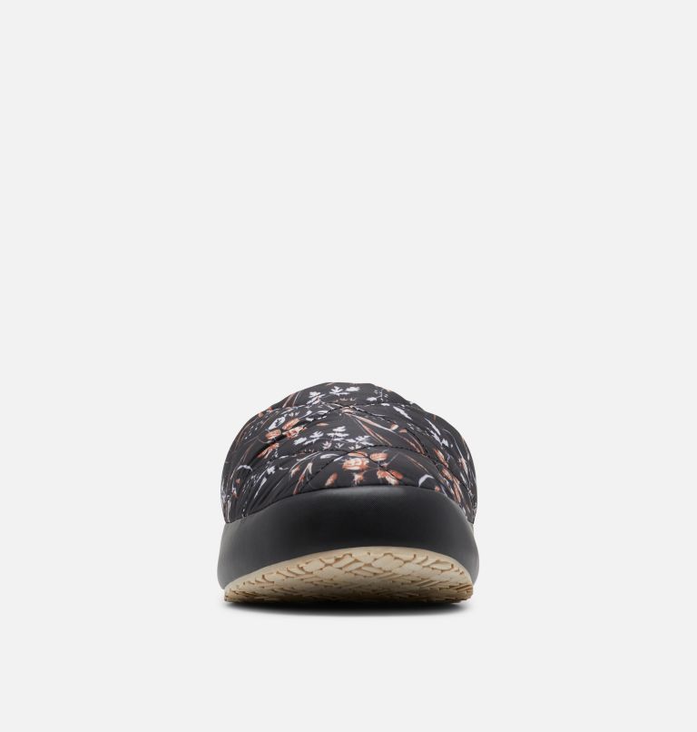 Women's Autumn Lazy Bend Moc Slippers, Color: Black, Warm Gold, image 7
