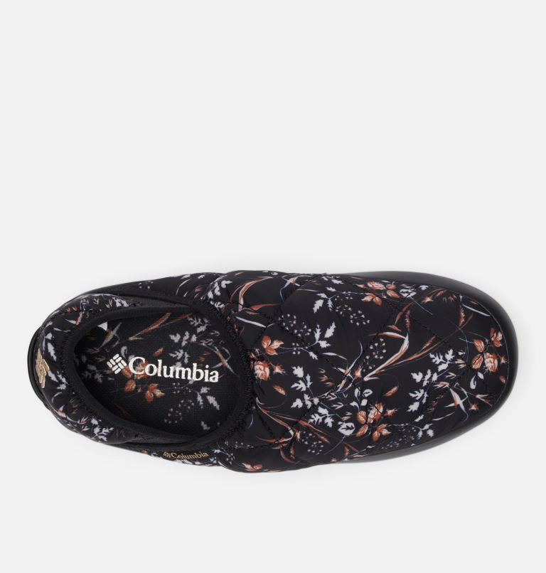 Women's Autumn Lazy Bend Moc Slippers, Color: Black, Warm Gold, image 3