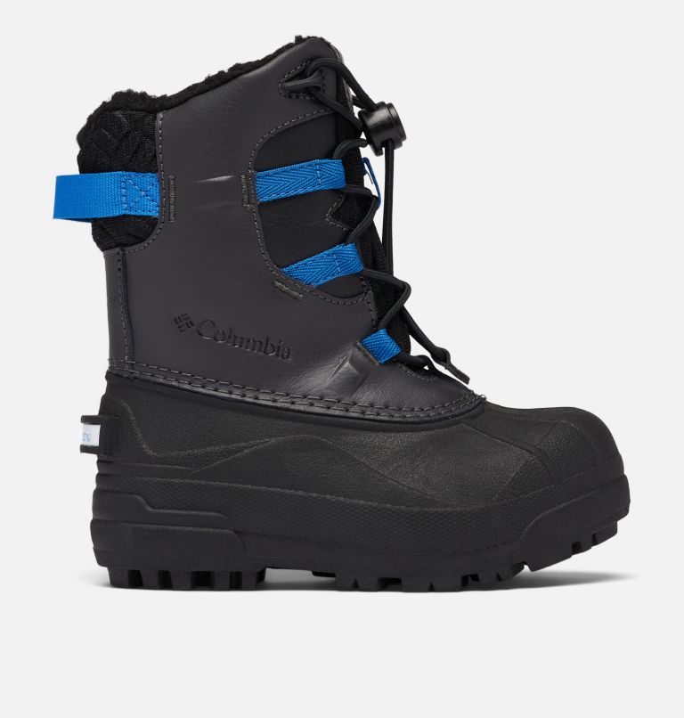Little Kids' Bugaboot Celsius Boot, Color: Shark, Bright Indigo, image 3