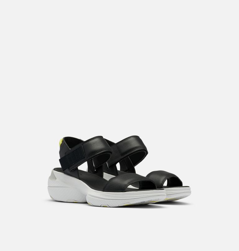 Women's Explorer Blitz Stride Sandal, Color: Black, Moonstone, image 2