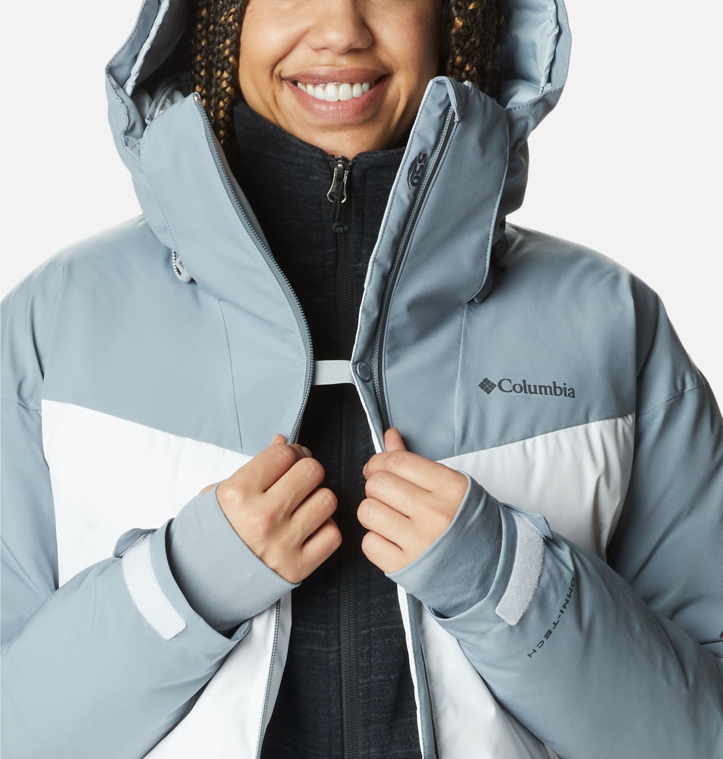 Women s Wild Card II Waterproof Hooded Ski Down Jacket Columbia Sportswear