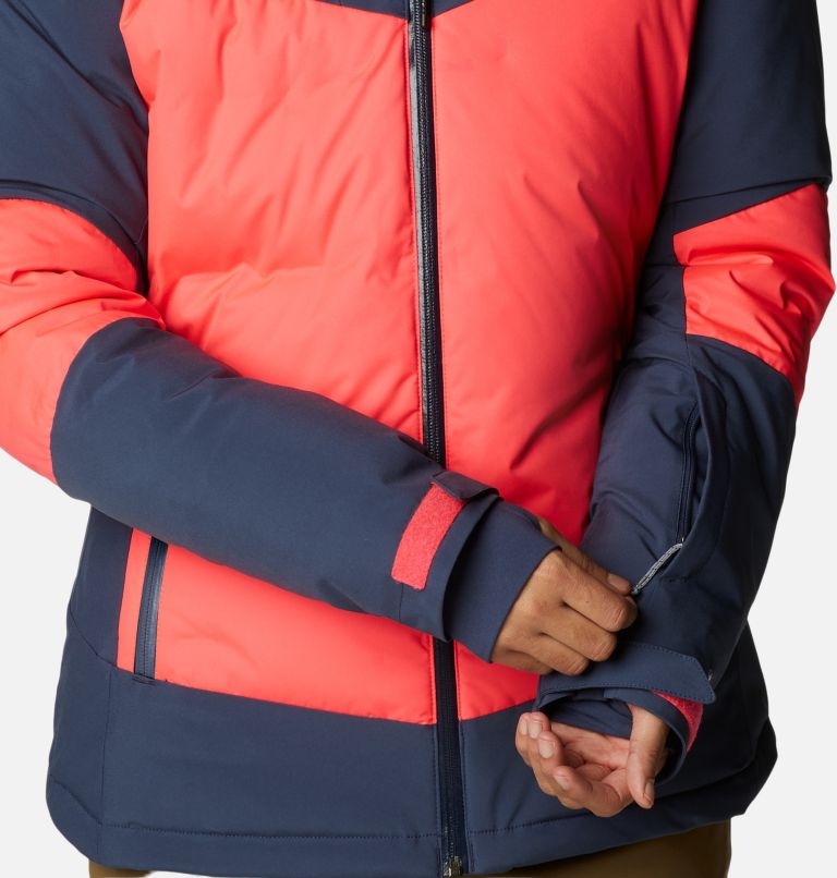 Columbia sunrise peak down sale hooded jacket