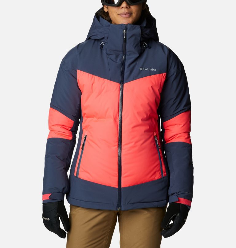 Columbia sunrise peak store down hooded jacket