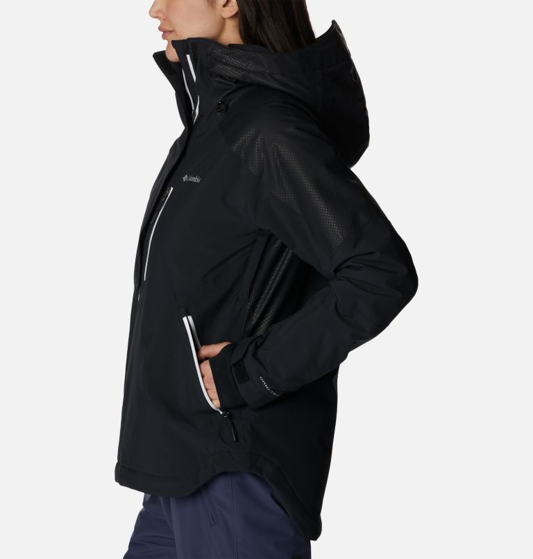 Women's Snow Slab Blackdot Waterproof Ski Jacket, Color: Black, image 3