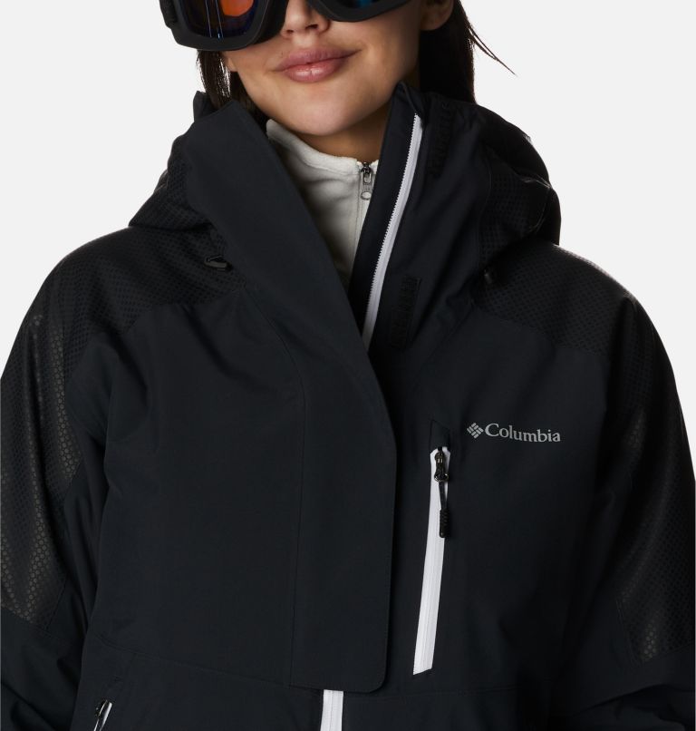 Thumbnail: Women's Snow Slab Black Dot Jacket, Color: Black, image 4