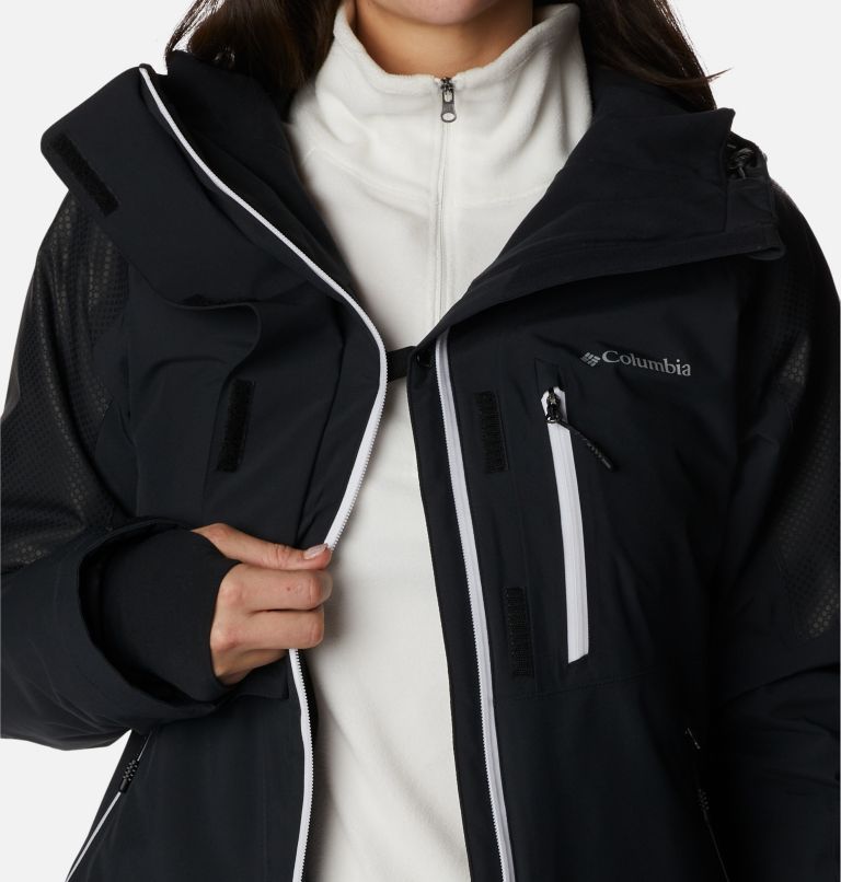 Thumbnail: Women's Snow Slab Blackdot Waterproof Ski Jacket, Color: Black, image 11