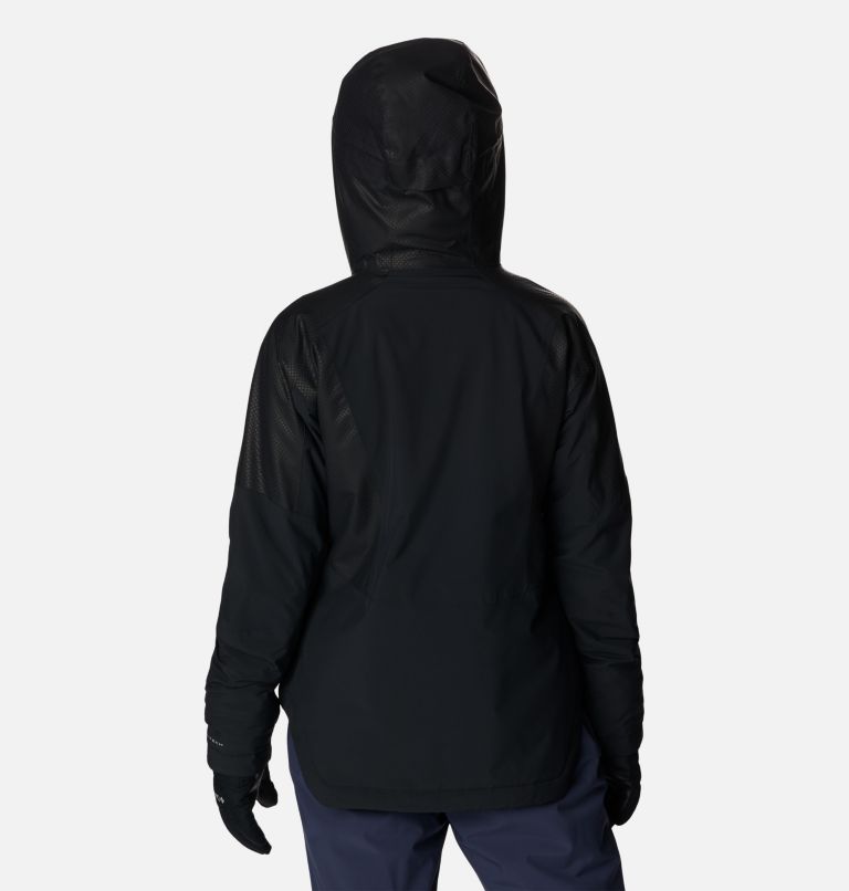 Women's Snow Slab Blackdot Waterproof Ski Jacket, Color: Black, image 2