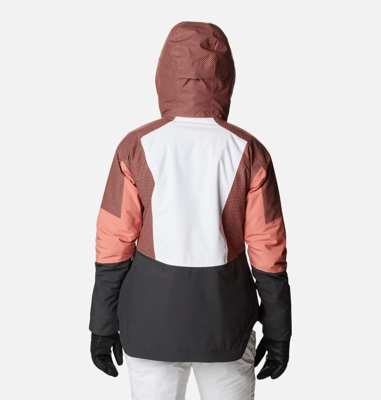 Snow Slab Blackdot Jacket | 100 | XXL, Color: White, Shark, Dark Coral, image 2