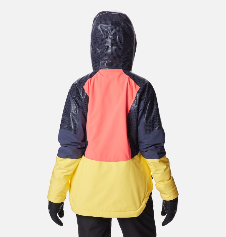 Veste de Ski Imperméable Snow Slab Blackdot Femme, Color: Neon Sunrise, Sun Glow, Nocturnal, image 2