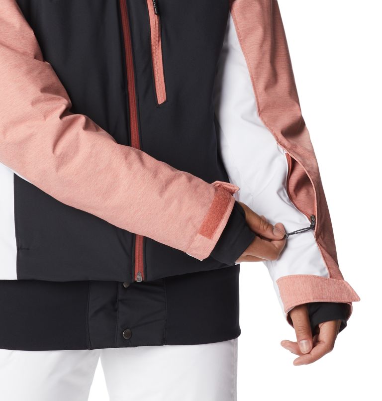 Thumbnail: Women's Sweet Shredder Insulated Jacket, Color: Black, White, Dark Coral, image 10
