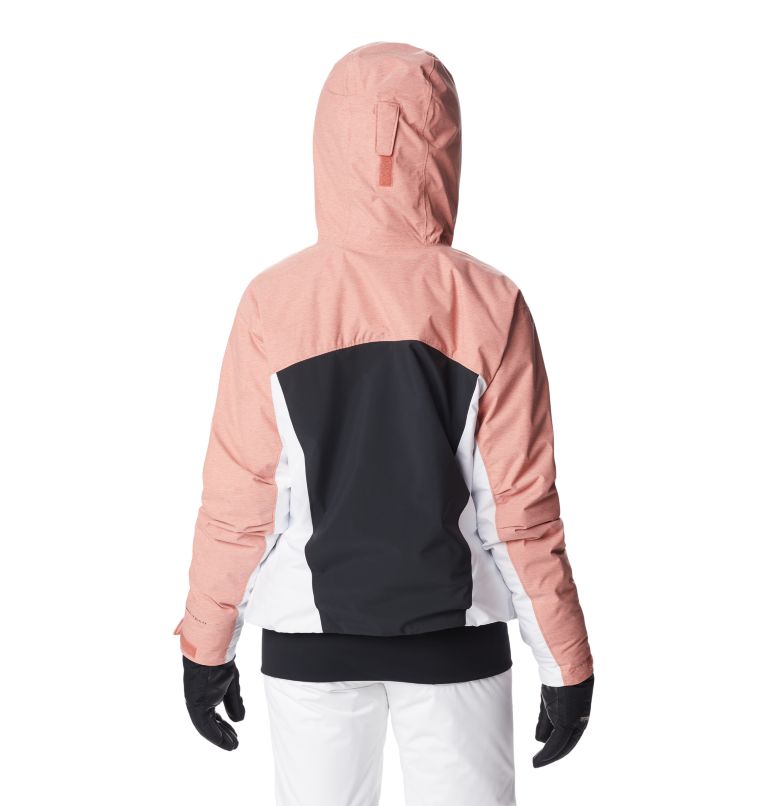 Thumbnail: Women's Sweet Shredder Insulated Jacket, Color: Black, White, Dark Coral, image 2