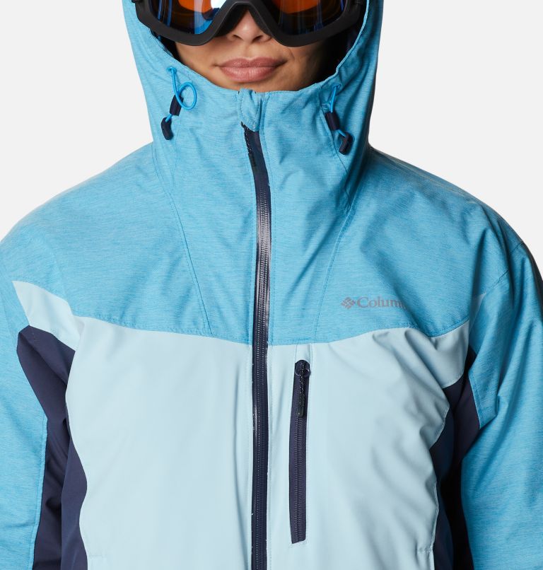 Thumbnail: Women's Sweet Shredder Insulated Jacket, Color: Spring Blue, Nocturnal, Blue Chill, image 4