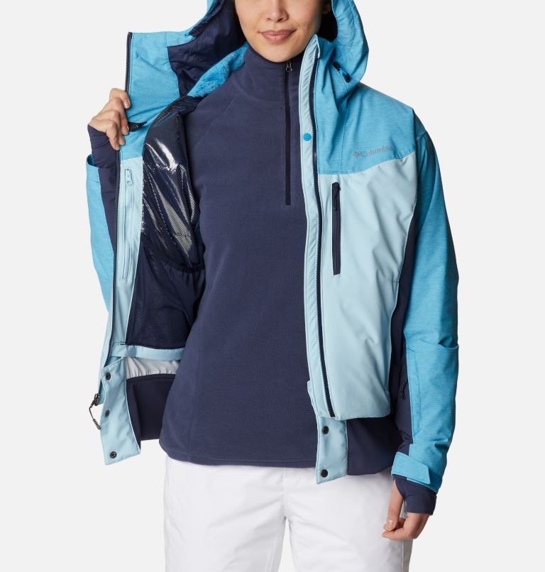 Thumbnail: Women's Sweet Shredder Insulated Jacket, Color: Spring Blue, Nocturnal, Blue Chill, image 5