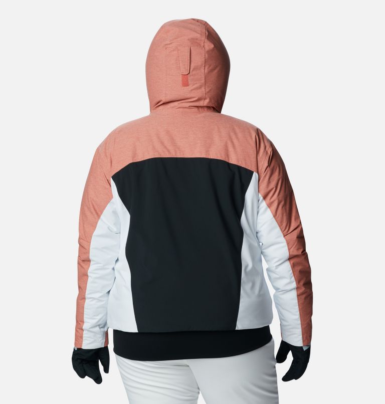 Women's Sweet Shredder Insulated Jacket - Plus Size, Color: Black, White, Dark Coral, image 2