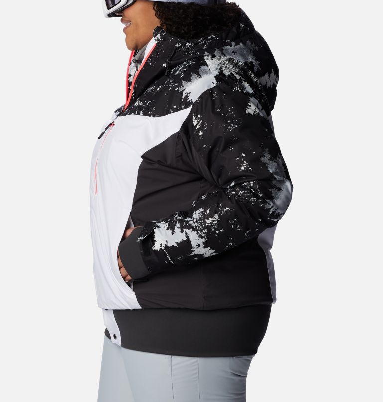 Thumbnail: Women's Sweet Shredder Insulated Jacket - Plus Size, Color: White, Shark, White Lookup Print, image 3