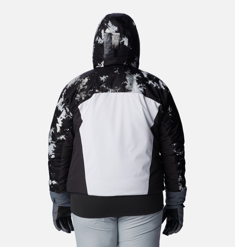 Thumbnail: Women's Sweet Shredder Insulated Jacket - Plus Size, Color: White, Shark, White Lookup Print, image 2