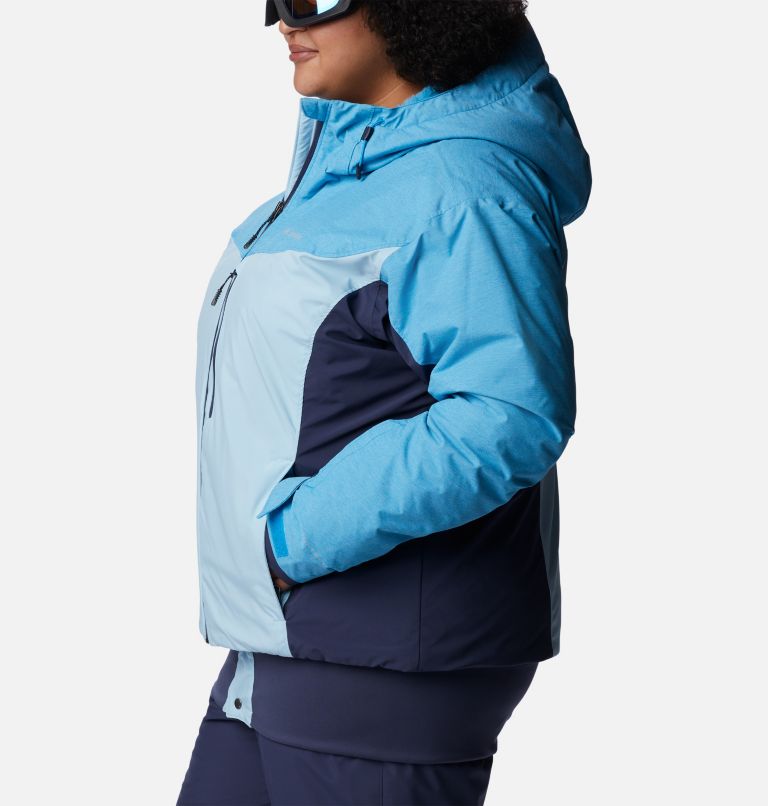 Thumbnail: Women's Sweet Shredder Insulated Jacket - Plus Size, Color: Spring Blue, Nocturnal, Blue Chill, image 3