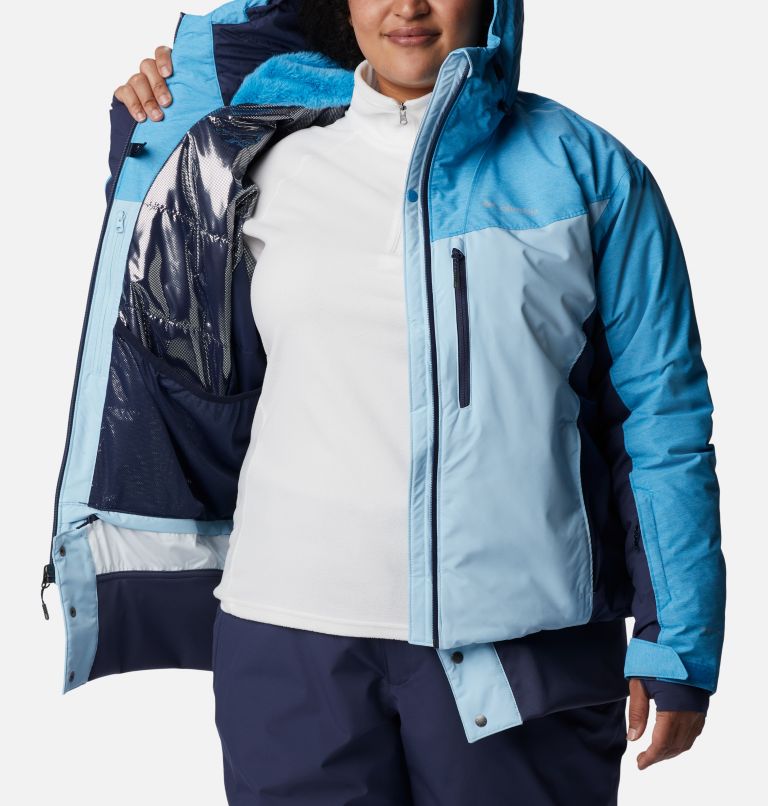Thumbnail: Sweet Shredder Insulated Jacket | 490 | 1X, Color: Spring Blue, Nocturnal, Blue Chill, image 5