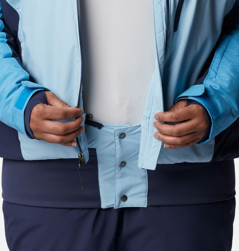 Thumbnail: Sweet Shredder Insulated Jacket | 490 | 2X, Color: Spring Blue, Nocturnal, Blue Chill, image 8