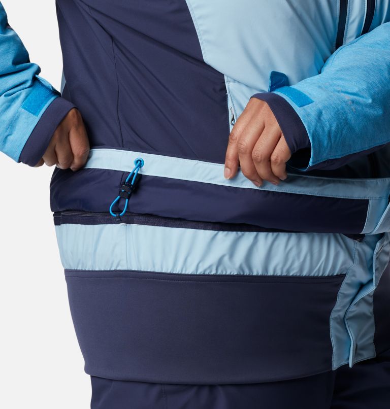Thumbnail: Sweet Shredder Insulated Jacket | 490 | 2X, Color: Spring Blue, Nocturnal, Blue Chill, image 10