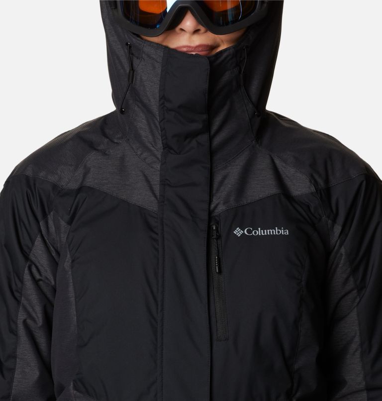 Thumbnail: Women's Rosie Run Insulated Jacket, Color: Black, Black Heather, image 4