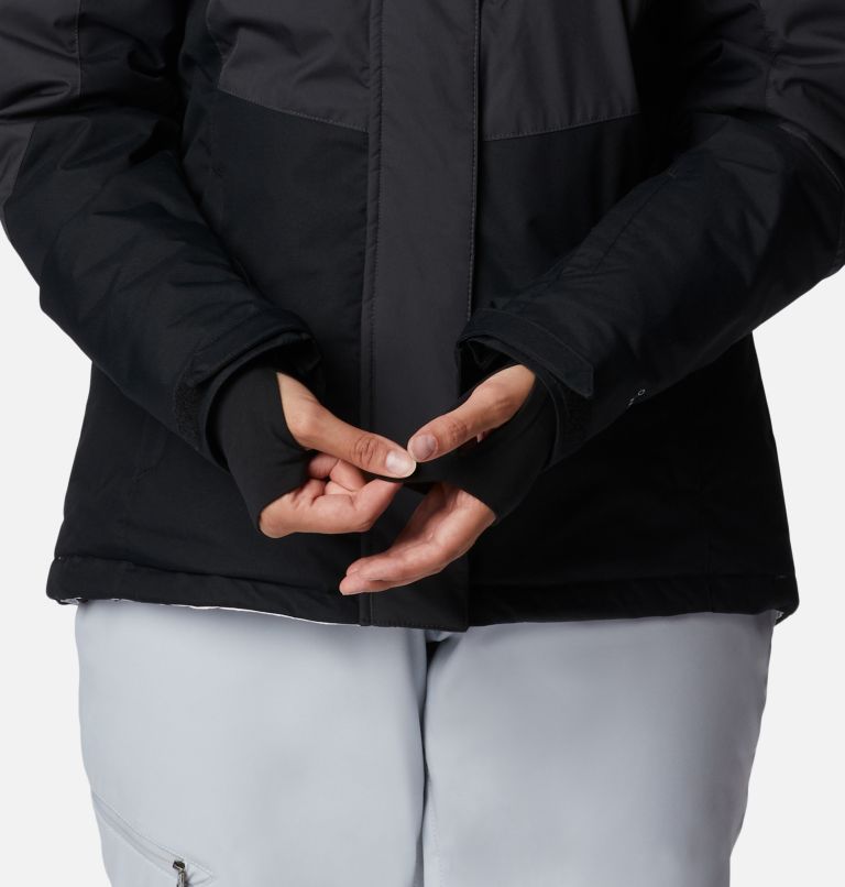 Women's Rosie Run Insulated Jacket, Color: Shark, White, Black, image 9
