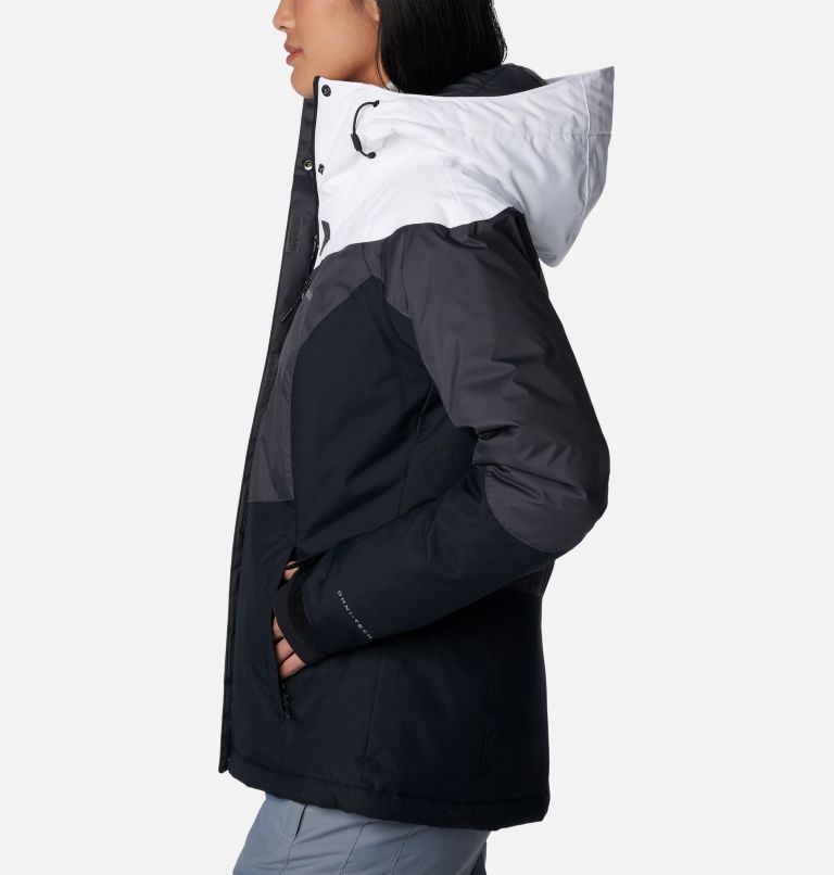 Rosie Run Insulated Jacket, Color: Shark, White, Black, image 3