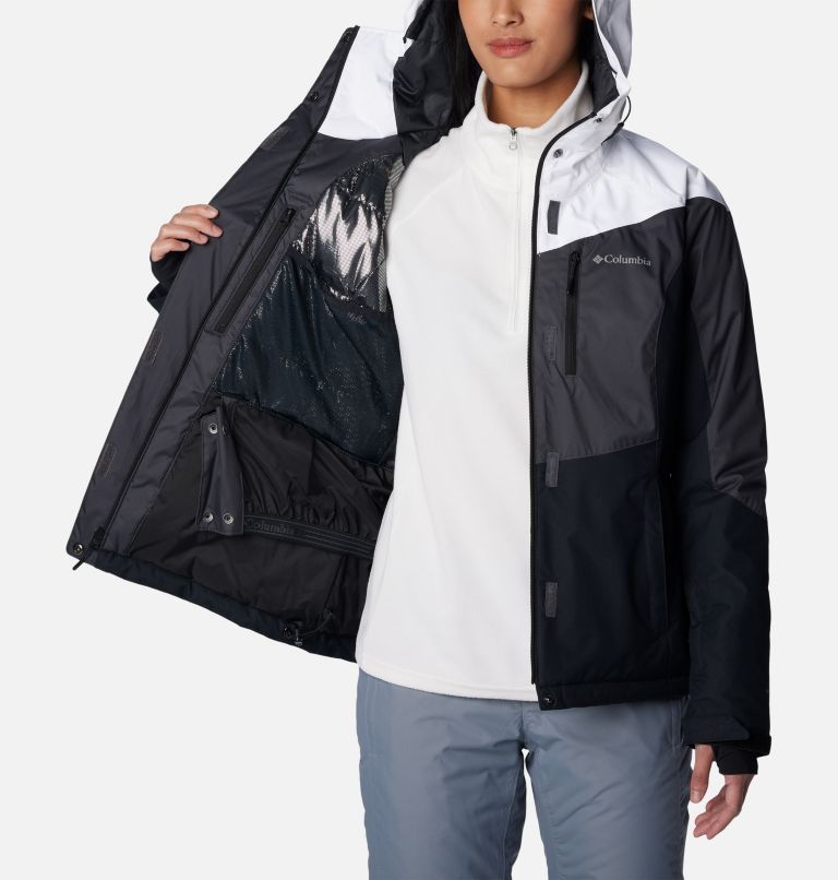 Rosie Run Insulated Jacket, Color: Shark, White, Black, image 5
