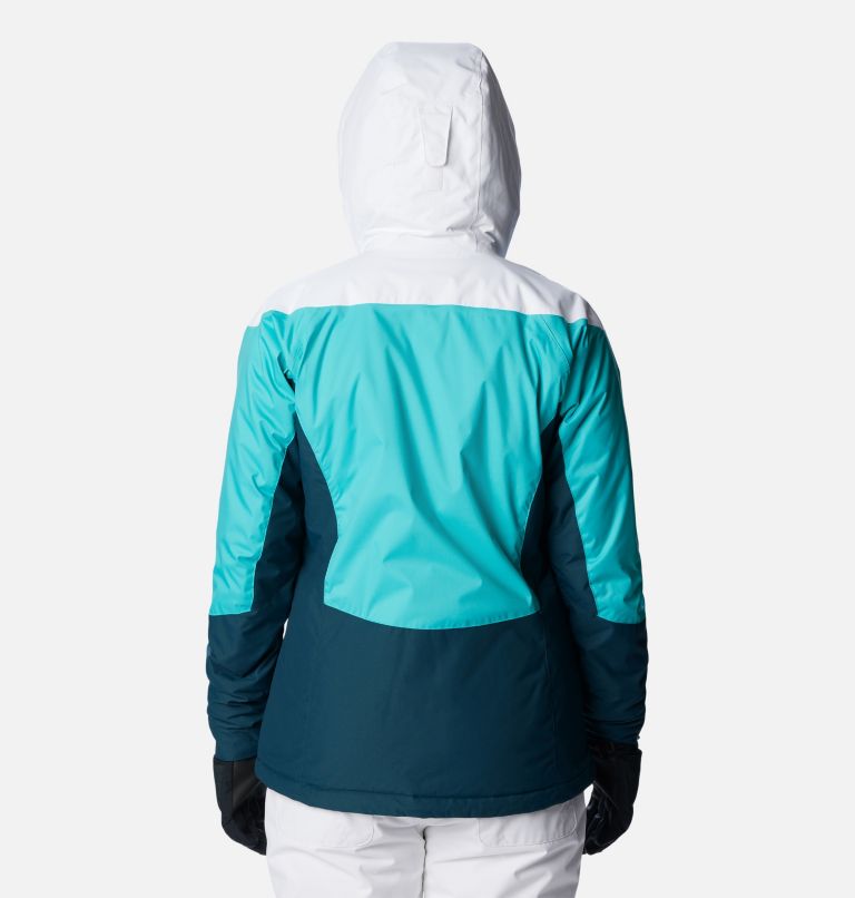Thumbnail: Women's Rosie Run Insulated Jacket, Color: Bright Aqua, White, Night Wave, image 2